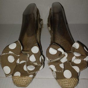 RAS ESPADRILLE BOHO POLKA DOT SLIP ON SHOES